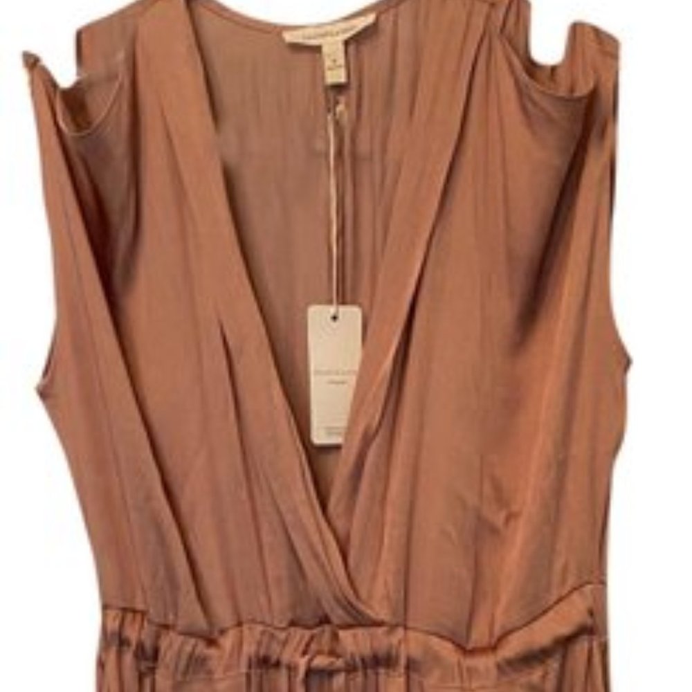 Grade and Gather Blush Cinch Waist Cocktail Dress